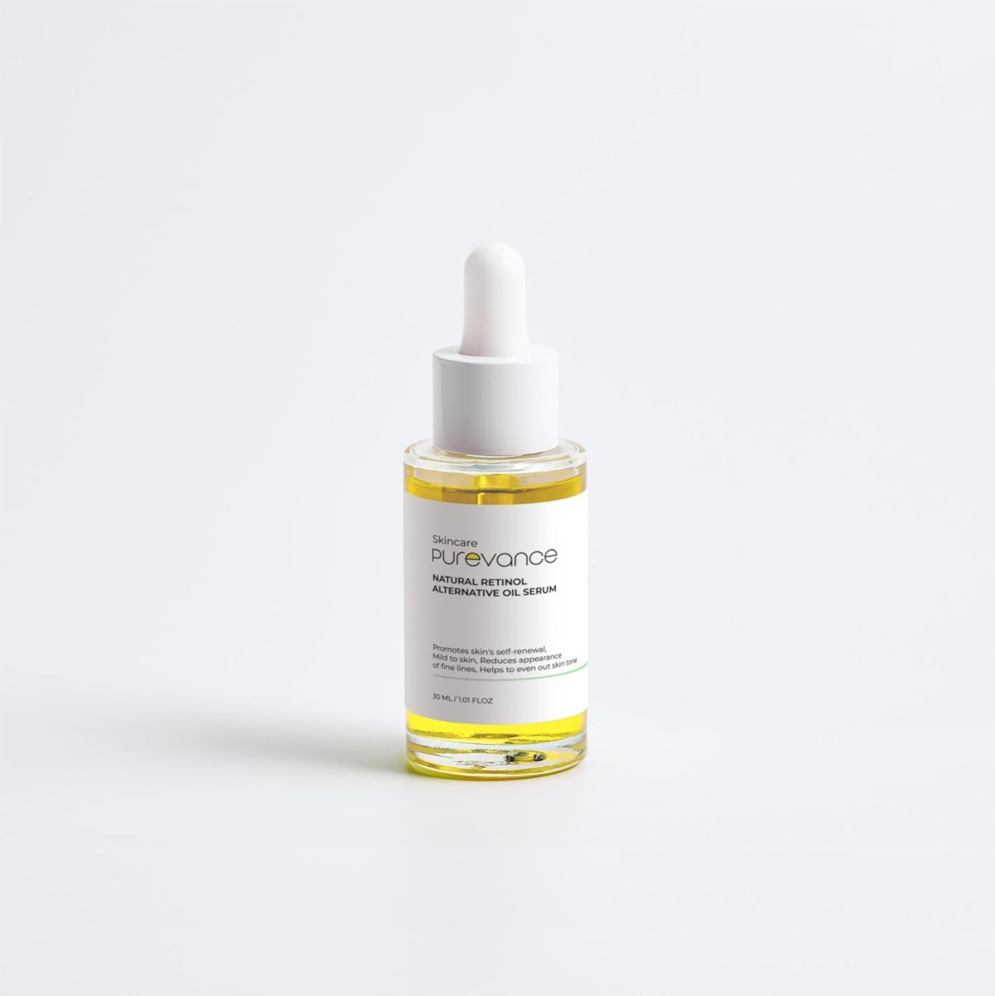 Purevance Natural Retinol Alternative Oil Serum, 1 fl oz, Vegan, Organic Certified