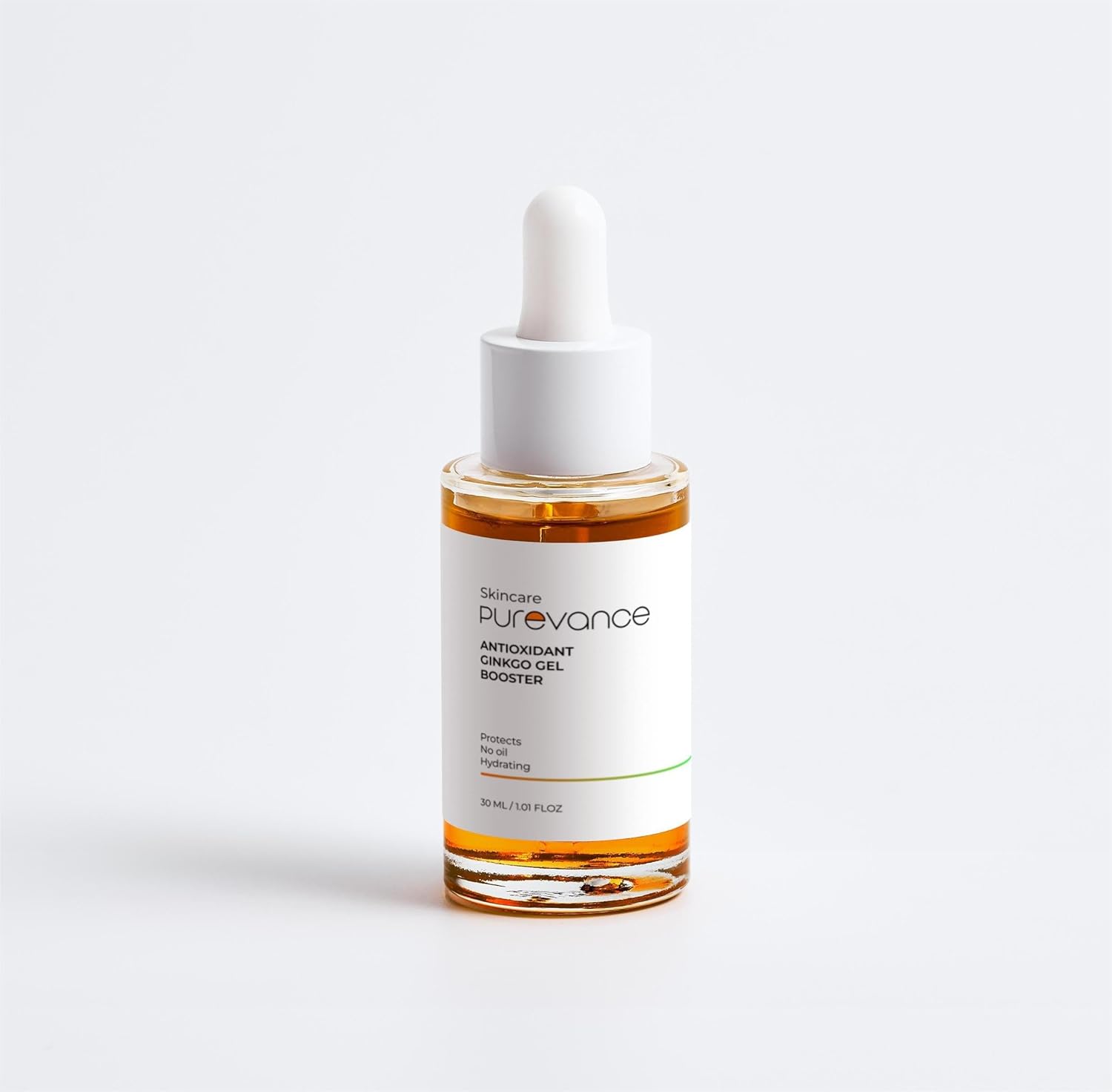 Purevance Antioxidant Ginkgo Gel Booster, Natural Skincare Serum,  30ml