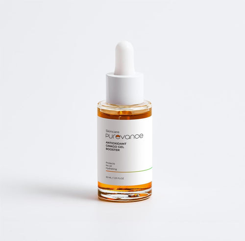 Purevance Antioxidant Ginkgo Gel Booster, Natural Skincare Serum,  30ml