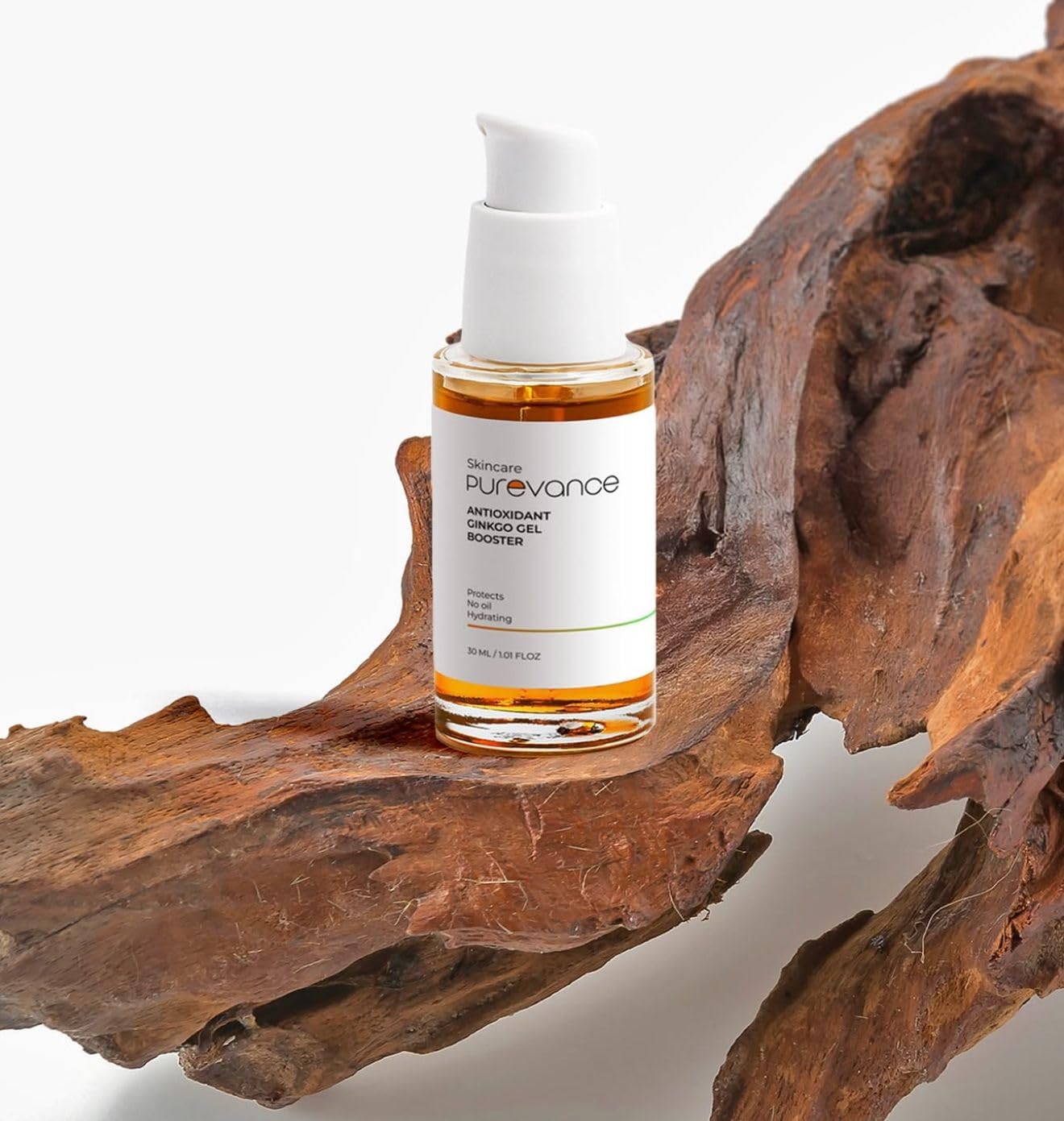 Purevance Antioxidant Ginkgo Gel Booster, Natural Skincare Serum,  30ml