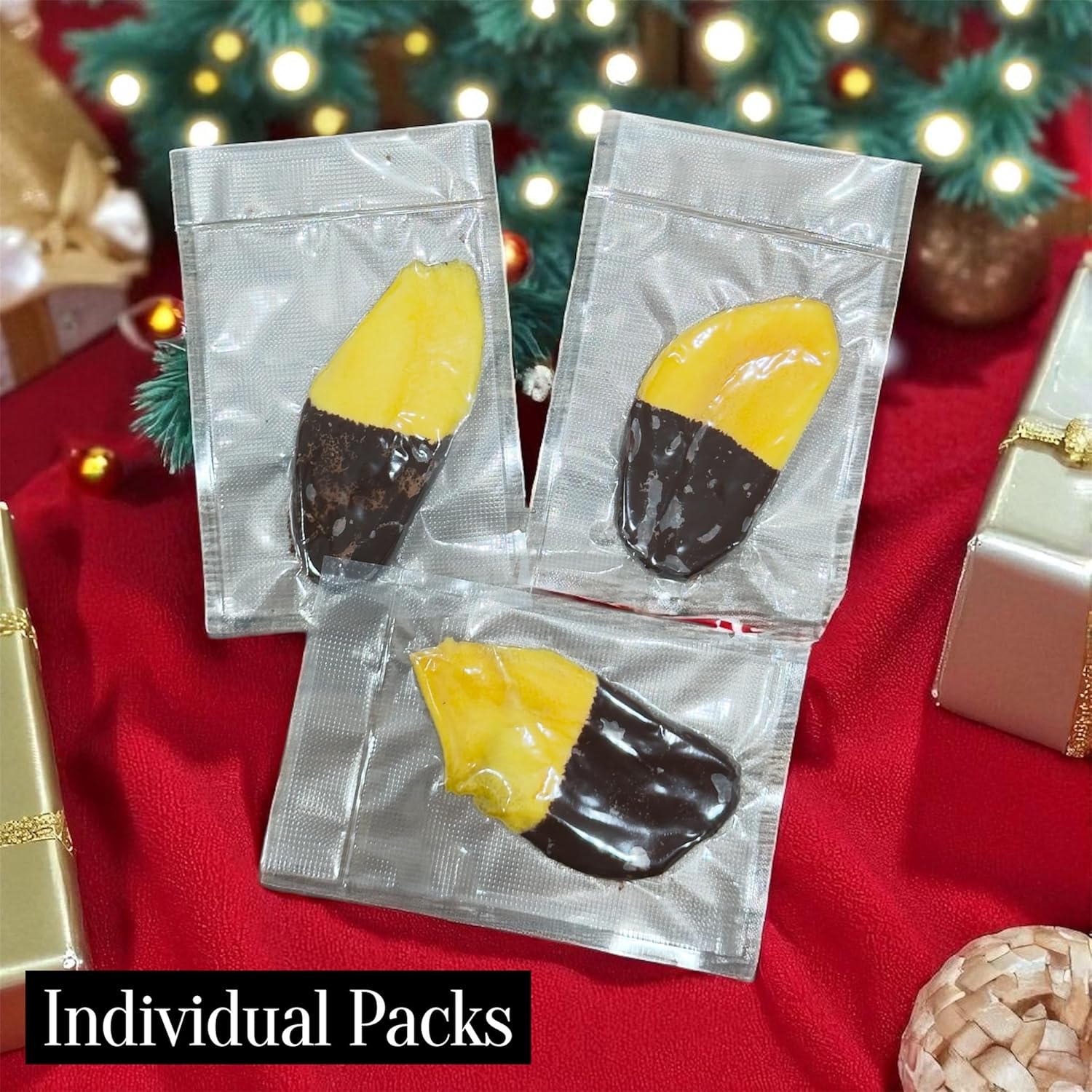 Dringo Mango Slices Dipped in Dark Chocolate Yeses  – Premium Dried Mango Snack, Non-GMO, Vegan, Kosher, All-Natural, No Additives, 10.58 oz (300g) Resealable Bag (1 Pack)