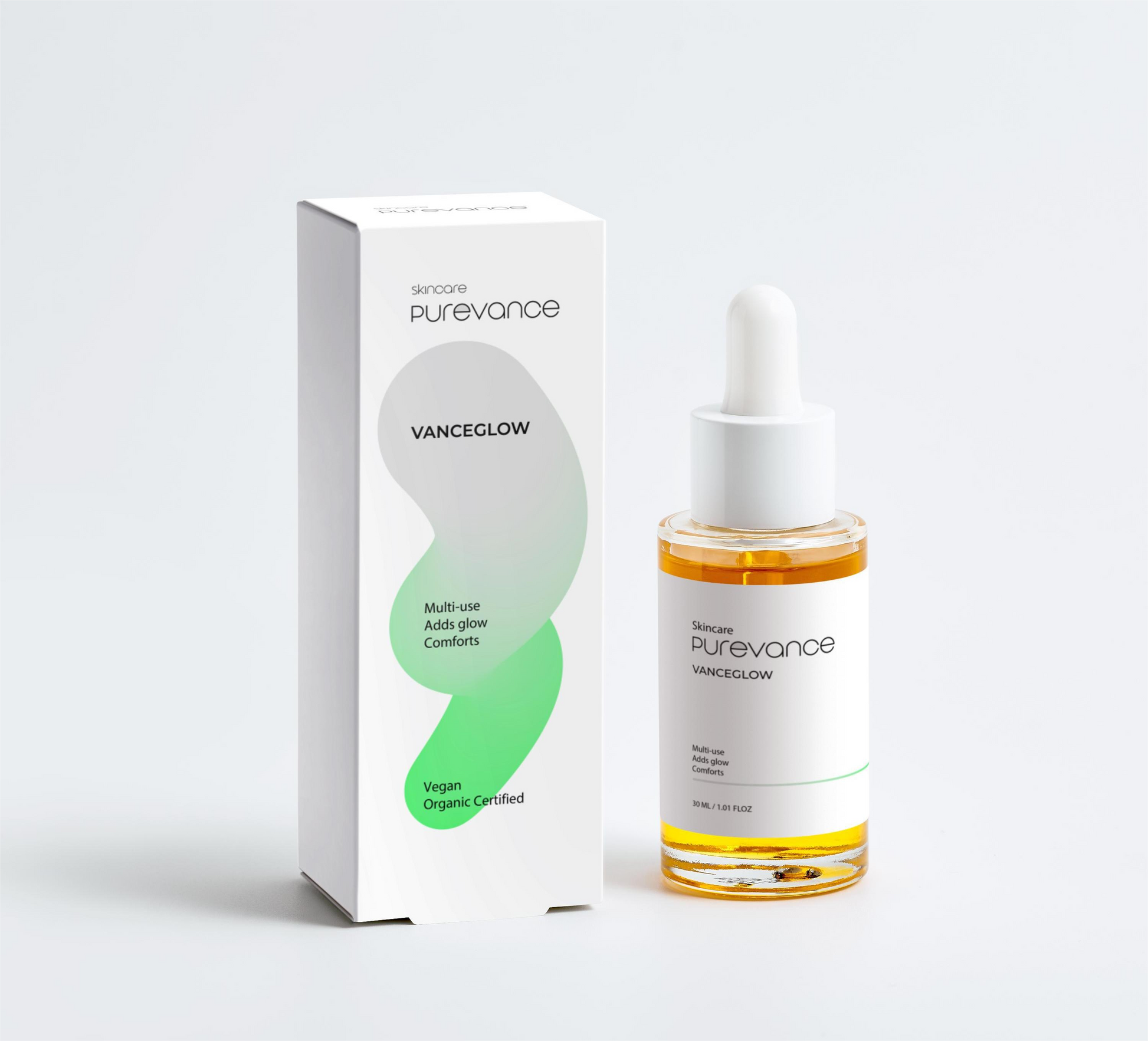 Purevance Vanceglow , All on 1 Organic, Serum 30ml